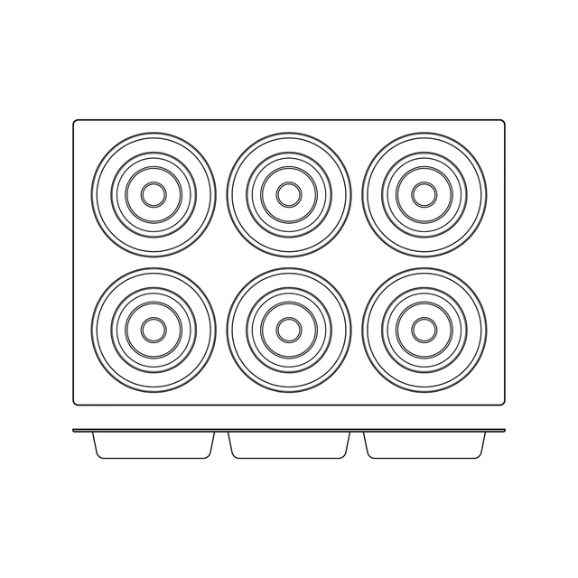 SQ031 Tart Ø165 x H39mm - 613ml x 6 