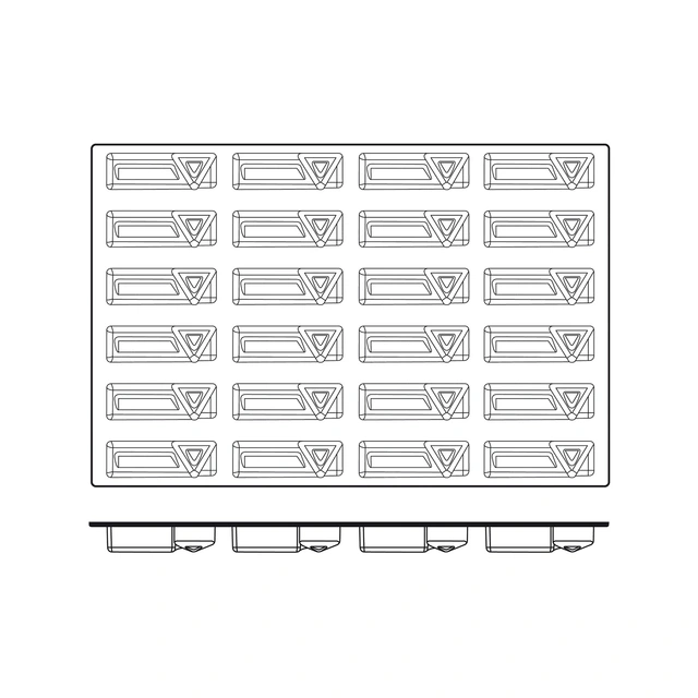 SQ037 Triangle 120 x 36 x H31mm - 110ml x 24 