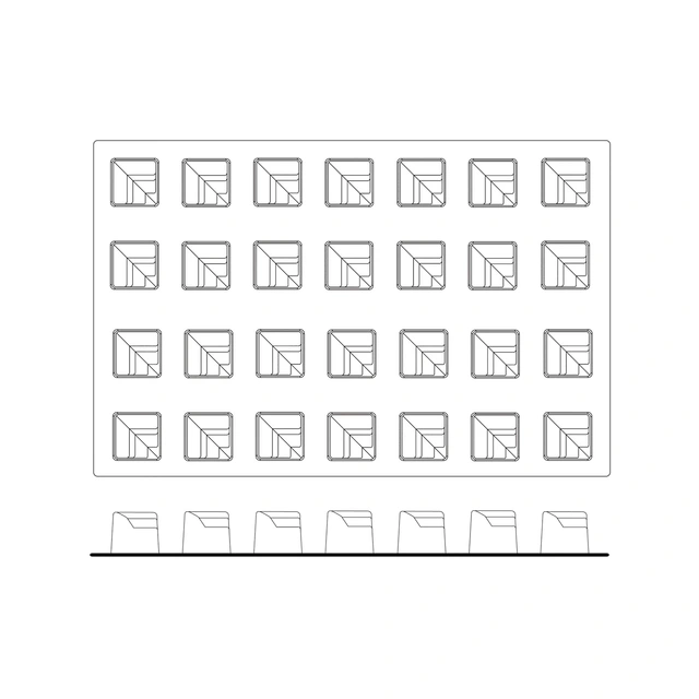 SQ021 Sweet Corner 52 x 52 x H50mm - 102ml x 28 