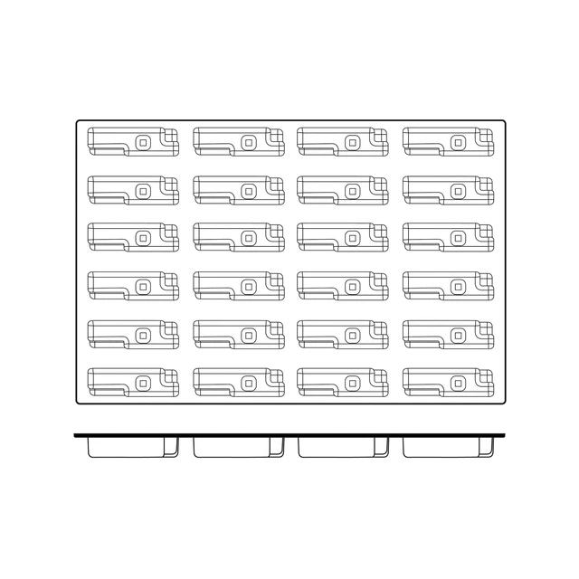 SQ039 Tetris 120 x 36 x H28mm - 106ml x 24 