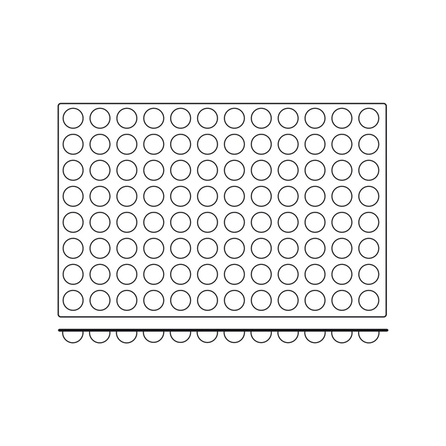 SQ015 Mini Half Sphere Ø35 x H17,5mm - 11ml x 96 