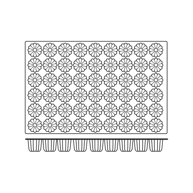 SQ002 Canneles Ø56 x H50mm - 80ml x 54 