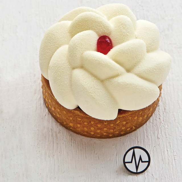 Kit Tarte Ring Fleur Ring: Ø80mm - Silikonform: Ø74 x H35mm 