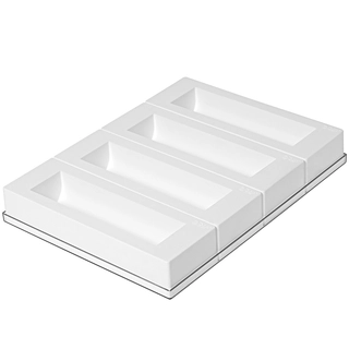Insert Gianduia 4 225 x 60 x H69mm - 600ml x 4