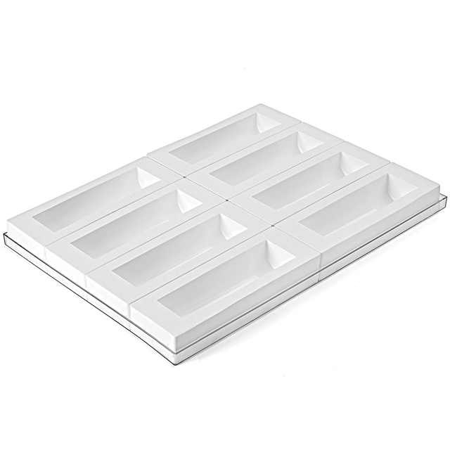 Insert Bûche 8 220 x 60 x H50mm - 565ml x 8 