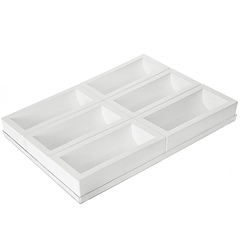 Bûche 6 250 x 90 x H70mm - 1300ml x 6