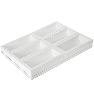 Bûche 6 250 x 90 x H70mm - 1300ml x 6