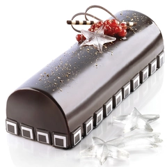 Bûche silikonform 250 x 90 x H70mm - 1300ml