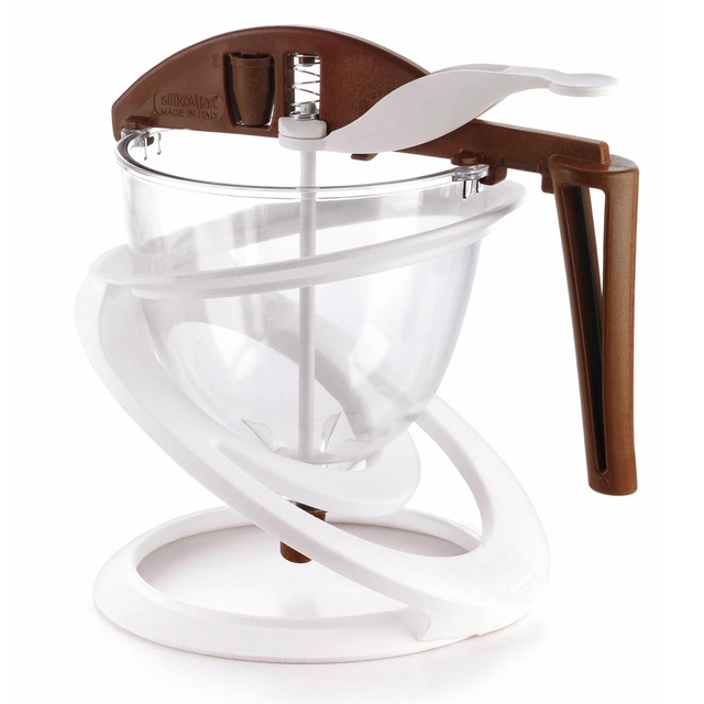 Sjokoladedispenser 1L Ø130 x H140mm - 1000ml + 3 munnstykker 