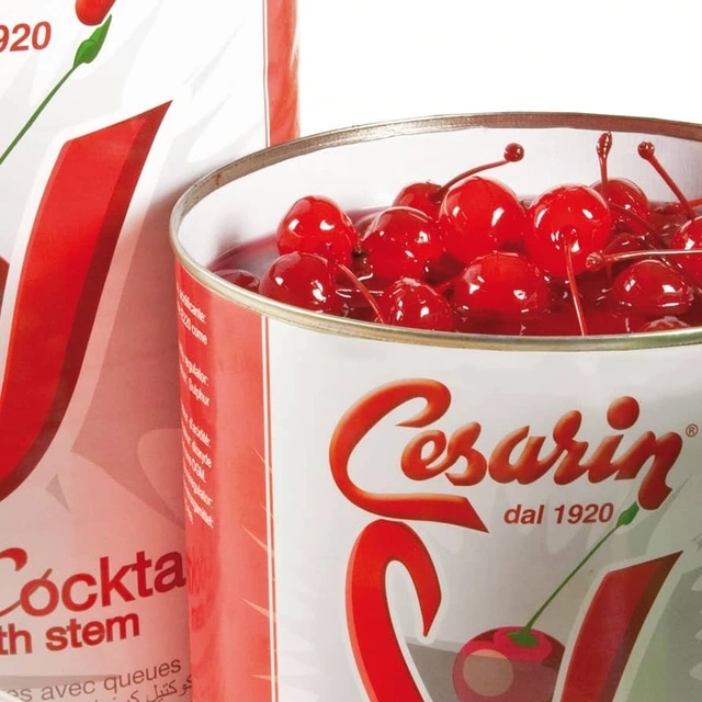 Cocktailbær rød E127 20-22mm m/stilk 