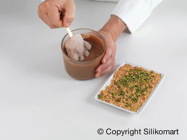 Gel 06 Pata silikonform 89 x 84 x H24mm - 98ml x 4 