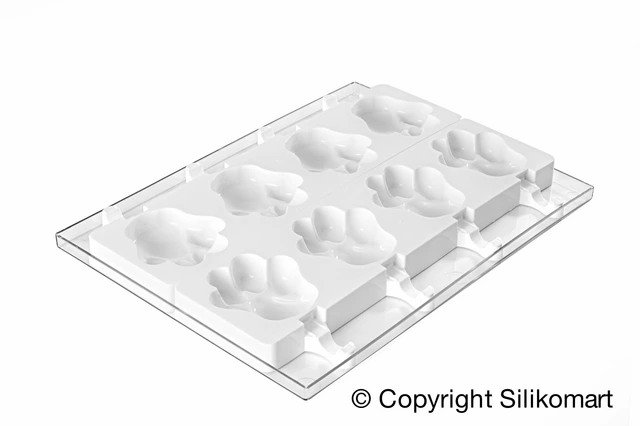 Gel 06 Pata silikonform 89 x 84 x H24mm - 98ml x 4 