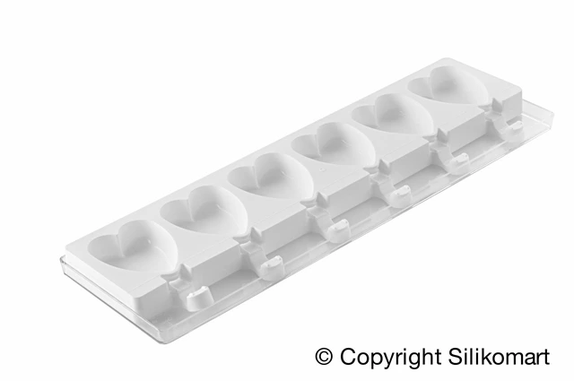 GEL03 Mini Heart 55 x 68 x H18mm - 45ml x 12 
