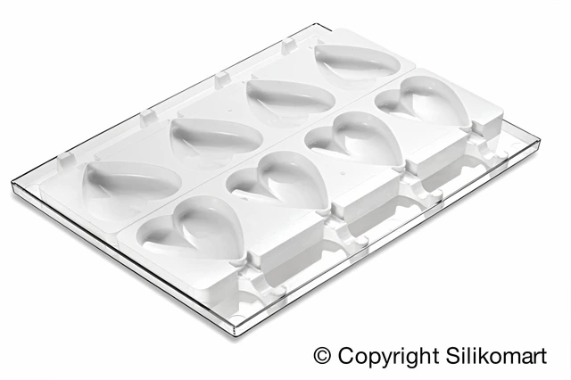 GEL03 Heart 91 x 85 x H23mm - 96ml x 4 