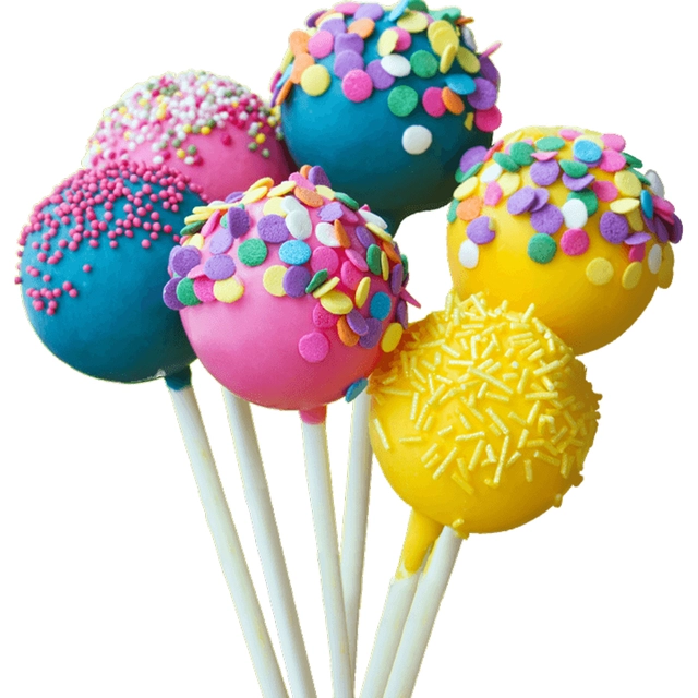 Pinner til Cake Pops - 50 stk Høyde: 12cm 