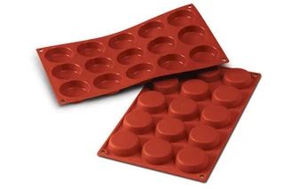 SF044 - SILICONE MOULD N. 15 FLAN MOULD ø50 H 14 MM