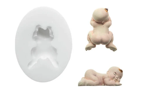 Sovende baby 48 x 35mm 