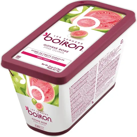 Fruktpure rosa guava 100% - 1kg Brasil, India, Vietnam 