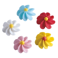 Forglemmegei i sukker ass. - 320stk Ø2cm