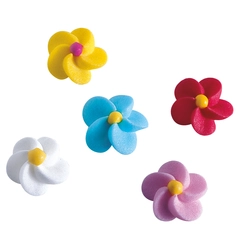 Forglemmegei i sukker ass. - 448stk Ø15mm