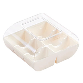 MACADO Blister for 6 makroner 90stk Hvit 