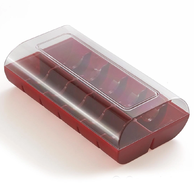 MACADO Blister for 12 makroner 48stk Burgunder 