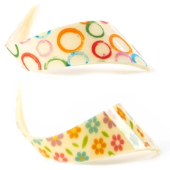 Sjokokrøll blomster 9cm - 69stk Assortert