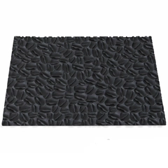 TEX06 Coffee mønstermatte 25 x 18,5cm