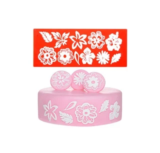 Sweet Lace matte 39x7cm, blomster 