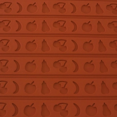 Relief matte frukt - 40 x 60cm Mønsterhøyde: 30mm