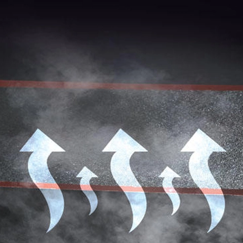 Air mat gastronorm - 52 x 31,5cm Perforert for økt varmefordeling 