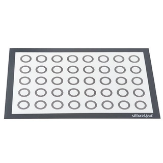 Fiberglass matte m/ sirkler - 59 x 39cm Utmerket for makroner og liknende.