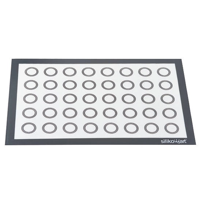 Fiberglass matte m/ sirkler - 59 x 39cm Utmerket for makroner og liknende. 