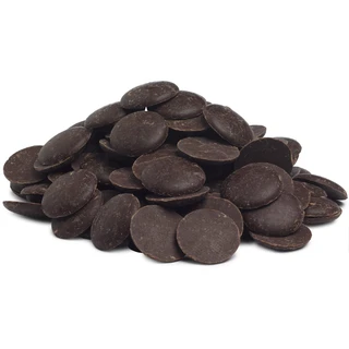 Glasover mørk nontemp sjokolade Mye kakaosmak, balansert uten ettersmak