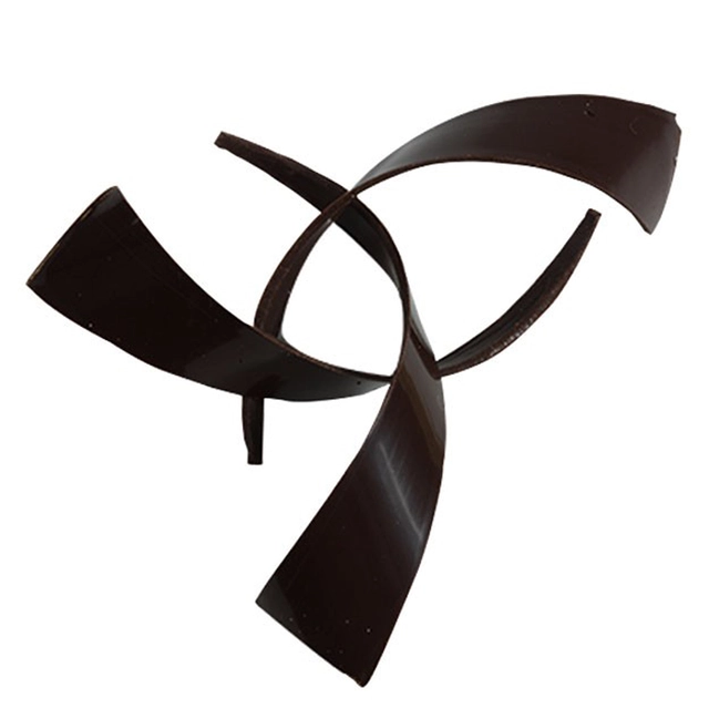 Krøll i mørk sjokolade 9cm - 69 stk 