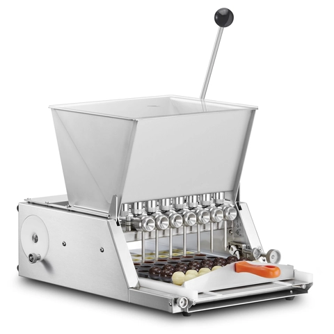 Fyllemaskin for pralinkuler Rustfri, oppvarmet tank