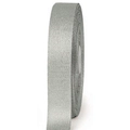 Bånd tekstil glitter sølv 9mm x 50m