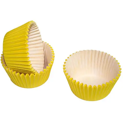 Muffinsform 51x38mm 65GSM, 360stk, gul 