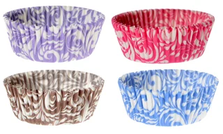 Cup cake assortert Ø5x2,5cm - 88stk UTGÅR