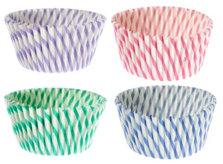 Cup cake Ø5x3,5cm assortert - 88stk UTGÅR