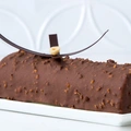 Gianduja sjokoladeglasur Crunchy biter av hasselnøtt og wafer