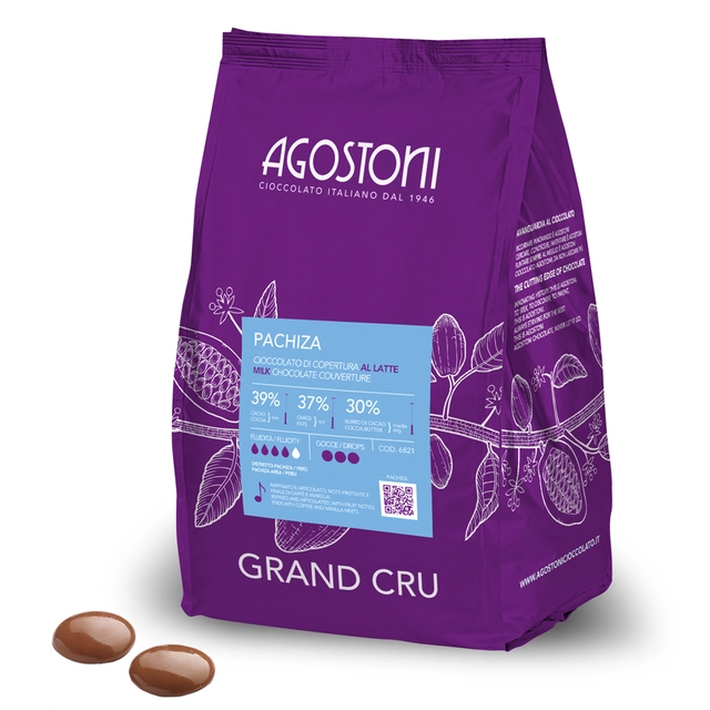 Pachiza 39% sjokolade Raffinert smak og aroma, frukt, kaffe 