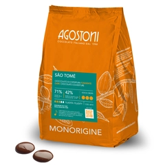 Sao Tome 71% sjokolade Bred intens aroma, frukt, tobakk