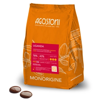 Uganda 78% sjokolade Sterk og intens aroma og kakaosmak