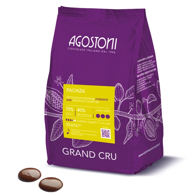 Pachiza 70% sjokolade Intens aroma og smak, syrlig, rød frukt 