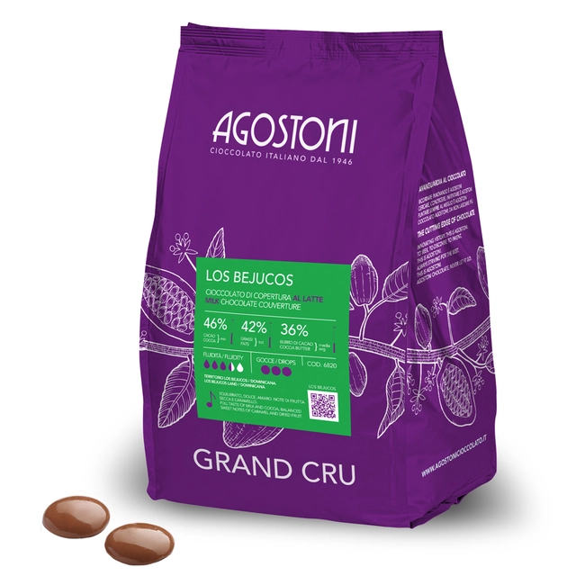 Los Bejucos 46% sjokolade - 4kg Bred kakaosmak, karamell og fruktnoter 