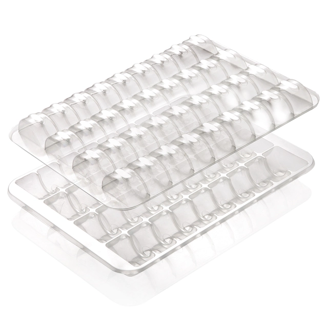 Blister for 36 makroner - 100stk Evt. 50 sett lokk og bunn 