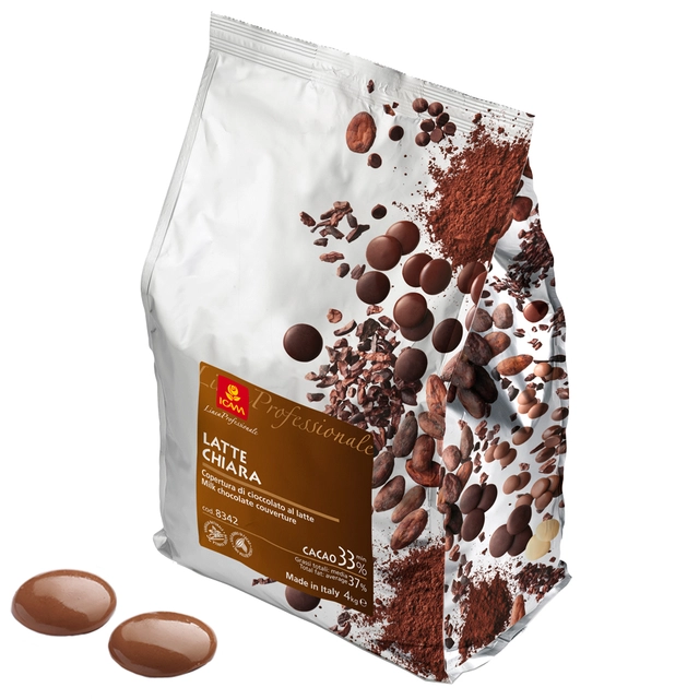 Chiara 33% sjokolade Balansert, rik melkesmak, lett sukret 