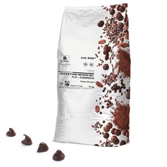 Sjokoladedråper 45% økologisk - 15kg Bakefast, FT, 9.000 stk/kg ~ 0.11g stk