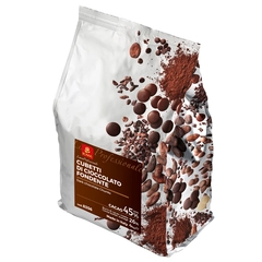 Sjokoladebiter bakefast 45% - 4kg Ren kakaosmak, balansert, god sødme